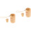 2 Sets Regenschermgreep Vervanging Met 6