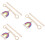 3 Sets Holzperlen Vorhang Halter Mit Quaste 9