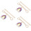 3 Sets Holzperlen Vorhang Halter Mit Quaste 8