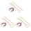 3 Sets Holzperlen Vorhang Halter Mit Quaste 4