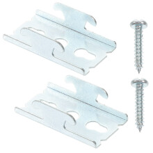 2 Sets Gardinenstangenhalterung Aus , Doppelte Montagehalterung