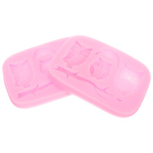 2Stück Silikon Eulenform Für Schokoladenfudge Hitzebeständig DIY