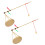 2Pcs Portable Handheld Copper Scale 100G Precision For Herbs Baking 10