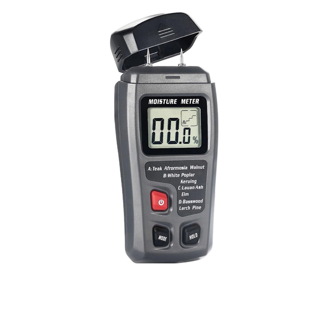 Moisture Meter Emt01 Digital Wood Moisture Meter Handheld Timber Damp Tester Hygrometer Lumber Detector Lcd Display 9354506082406