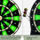 Electronic Dartboard LED Light Automatic Scoring LCD Score Display 48 Games 6 Soft Tip Darts 50 Replacement Tips Blue 3