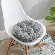 2pcs Padded Cushion Chair Seat Pads Chair Seat Cushion Pads Round Dining Garden Office Seat Pads