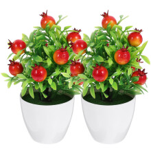 4 Künstlicher , Topfobstbaum, Bonsai- ,