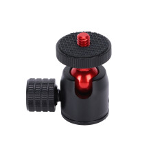Mini-Stativ-Kugelkopf mit 1/4 Zoll Schraube und
