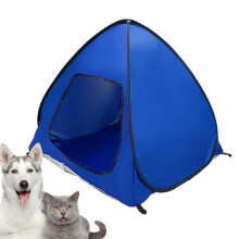 Pet Tent Foldable Cat Playpen Indoor Outdoor Use Breathable Mesh Windows Teepee Style XL Size