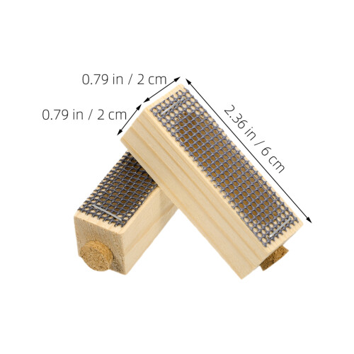 4 Pezzi Gabbie In Legno Per Apicoltura 2