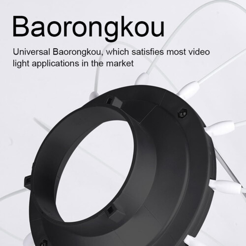 65cm Globe Lantern Softbox Quick Ball Diffuser Ring Soft Light Modifier Baorongkou Mount For Film Making Video 1
