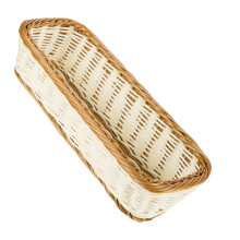 1 Cesta Rectangular De Ratán Artificial 30X11X7 Cm