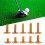 10 stücke Gummi Golf Tees Durable Golf Trainer 9