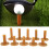 10 stücke Gummi Golf Tees Durable Golf Trainer 10
