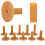 10 stücke Gummi Golf Tees Durable Golf Trainer 8