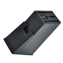 Soporte Para Cuchillos De Plástico Organizador Escurridor Cocina Negro