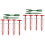 2 Sets Mini Zaaiapparaat Handzaaier Tuinverspreider Accessoires 6