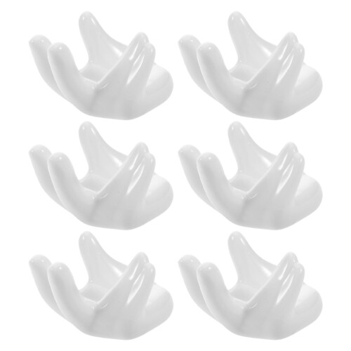 6 Pezzi Portauova In A Forma Mano Per Uova