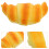Croissant Artificial Para Decoração De Vitrine De 10