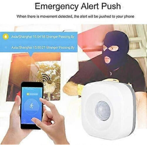WiFi PIR Motion Sensor Infrared Detector Security Burglar Alarm Sensor Smart Life APP Control 2