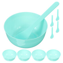5 Pcs Diy Clay Mixing Bowls For Kids Green