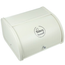 Bread Box Metal Countertop Storage Container For Home And Shop