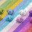 18 Packages Glitter Star Folding Paper Rainbow Five Star Craft 4