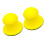 2Pcs 3Inches Sanding Disc Holder Sandpaper Backing Pad Yellow 4