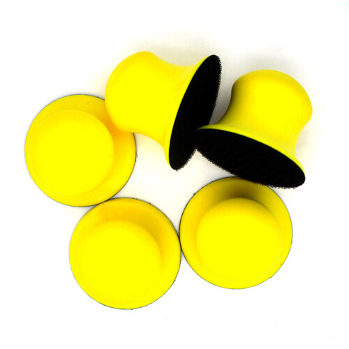 2Pcs 3Inches Sanding Disc Holder Sandpaper Backing Pad Yellow 1