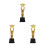 3 Unidades Troféu Decorativo Para Competição 2