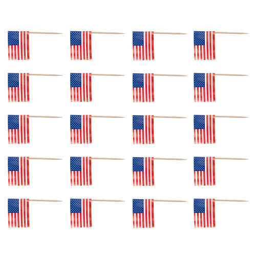 100 Stuks Amerikaanse Tandpicks Fruitprikkers