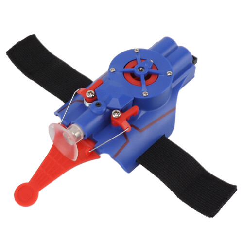 Versatile Blue Rechargeable Web String Launcher for Children's Play
