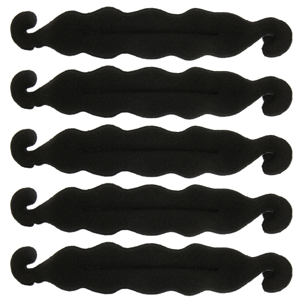 Unisex 10Pcs Lightweight Sponge Hair Bun Maker For Stylish Hairstyling