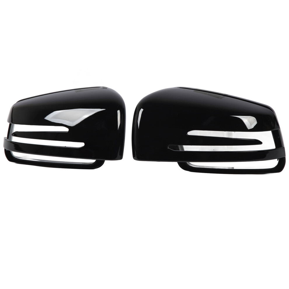 Rearview Mirror Cover For W221 W204 W212 W246 W117 | Glossy Black 5011351775610