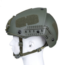 Hunting Protection Helmets Tactical Combat CS Wargame Sport Helmet Half-Covered Military Airsoft Paintball Compatible Green