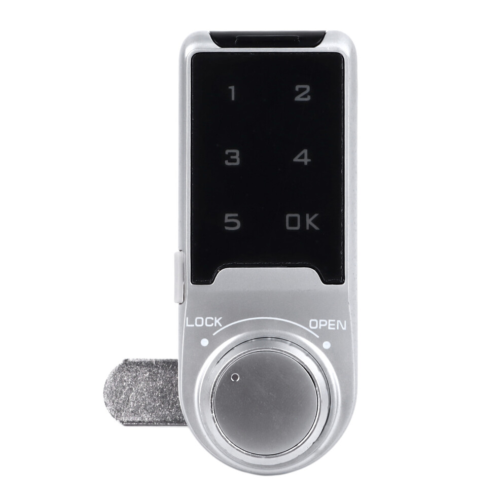 Electronic Zinc Alloy Digital Cabinet Lock 30Mm Silver Anti Theft Deadbolt 4321351776953