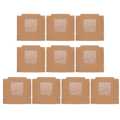 10Stück Kreative Muffinverpackungsboxen Mit