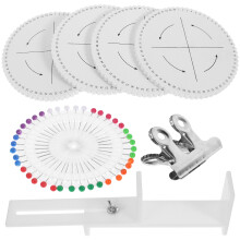 One Set Bracelet Maker Wooden Frame Wristband Weaving Craft Tool Kit