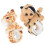 2Pcs Stuffed Giraffe Leopard Plush Animal Slap Bracelets 8