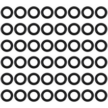 200Pcs Iron Eyelets Grommets Set Black Button Fasteners for Decoration