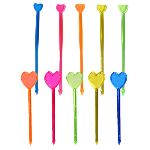 300 Pcs Heart Shaped Fruit For Platter Decoration