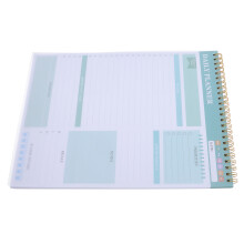 Ongefrankeerde Dagelijkse Werkplanner Notepad in
