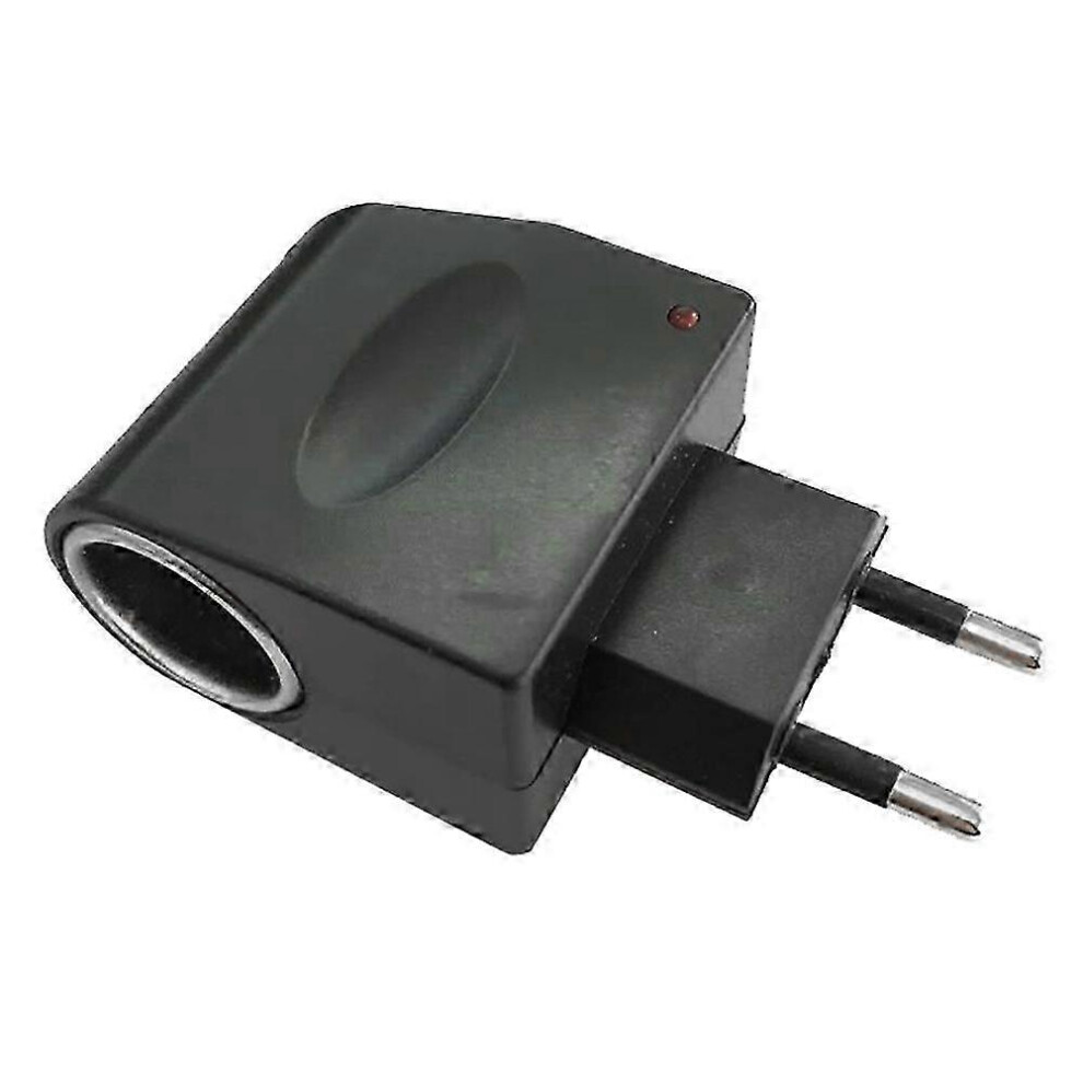 (Eu Plug) 220V Ac To 12V Dc Cigarette Lighter Plug Converter Adapter 7302475213873