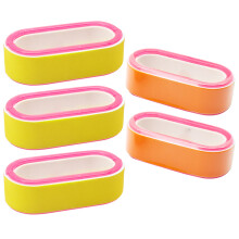 5Pcs Circular Nail File Shaping And Shining Buffer