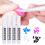 80Pcs Pet Cat With 4 Adhesive Glues For Claw Control 6