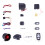 Folding Car Alarm -Way Security 4