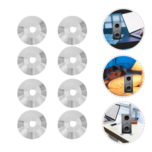 8Pcs Speaker Spike Pad Universal Isolation Stand Feet Cone Base 2