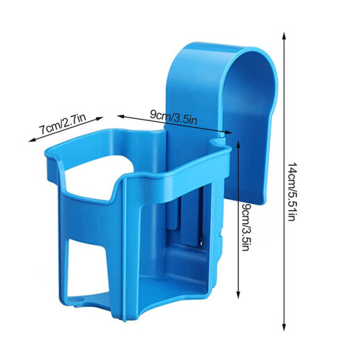 Pool Cup Holder 2pcs ABS Spill-Proof Drink Holders for Round & Square Pools 1