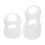 2Pcs Creative Nursing Bottle Sleeves For Baby Bottles White 1