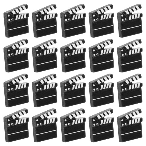 20Pcs Diy Resin Clapper Board Phone Case Decor Ornaments